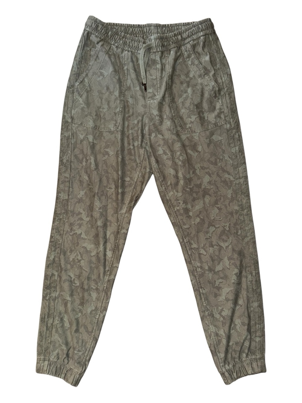 Athleta Olive Camo Printed Farallon Joggers